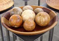 Houten bollen