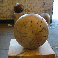 Houten bollen